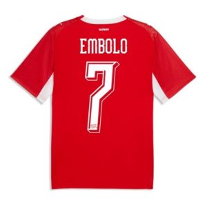 Schweiz Breel Embolo #7 Heimtrikot WM 2026 Fußballtrikots