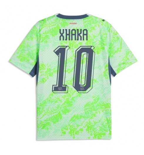Schweiz Granit Xhaka #10 Auswärtstrikot WM 2026 Fußballtrikots 2 Schweiz Granit Xhaka #10 Auswärtstrikot WM 2026 Fußballtrikots 2