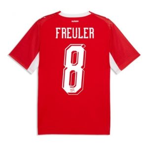 Schweiz Remo Freuler #8 Heimtrikot WM 2026 Fußballtrikots