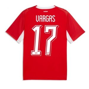 Schweiz Ruben Vargas #17 Heimtrikot WM 2026 Fußballtrikots