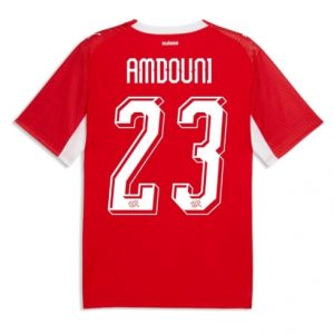 Schweiz Zeki Amdouni #23 Heimtrikot WM 2026 Fußballtrikots