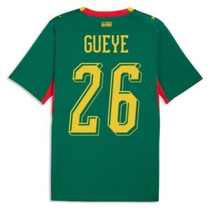 Senegal Pape Gueye #26 Auswärtstrikot WM 2026 Fußballtrikots