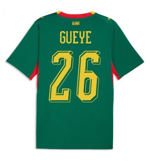 Senegal Pape Gueye #26 Auswärtstrikot WM 2026 Fußballtrikots 2 Senegal Pape Gueye #26 Auswärtstrikot WM 2026 Fußballtrikots 2